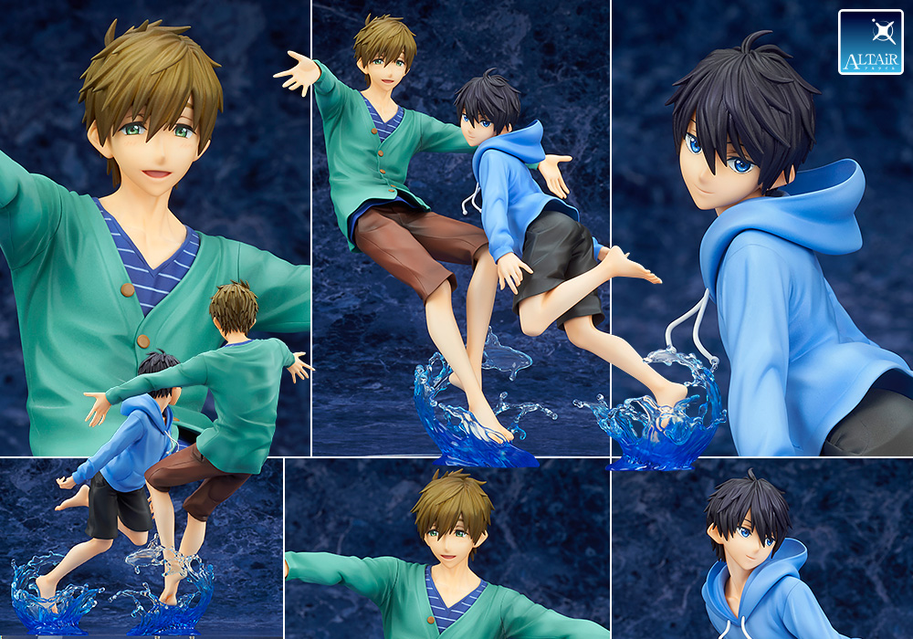 ［新品］Free！ 七瀬遙 橘真琴 松岡凛 1/8 フィギュア 三点セット