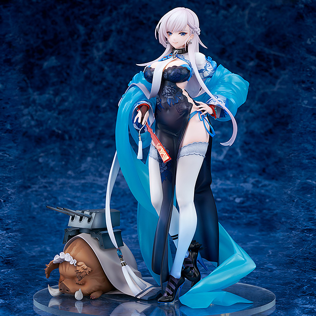 低価送料無料アズールレーン ベルファスト 彩雲の薔薇ver. 1/7スケールフィギュア 新品 ゲームキャラクター