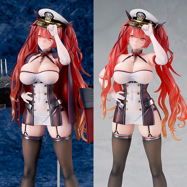 超目玉 アズールレーン ホノルル 軽装ver. 1/7 完成品 フィギュア